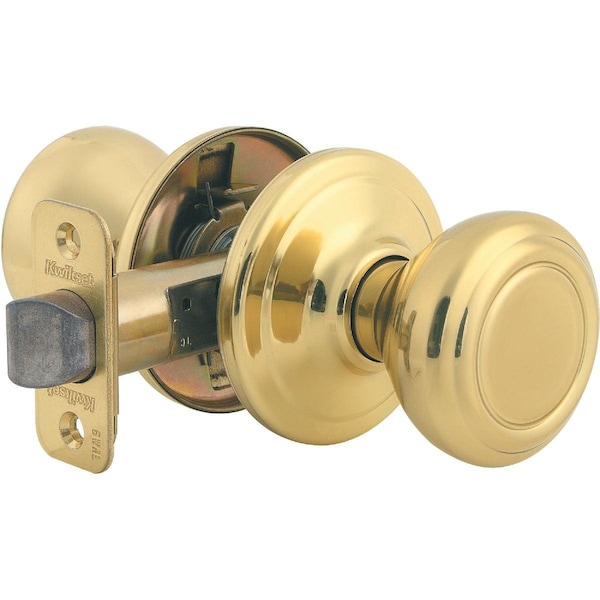 Signature Series Polished Brass Hall & Closet Door Knob